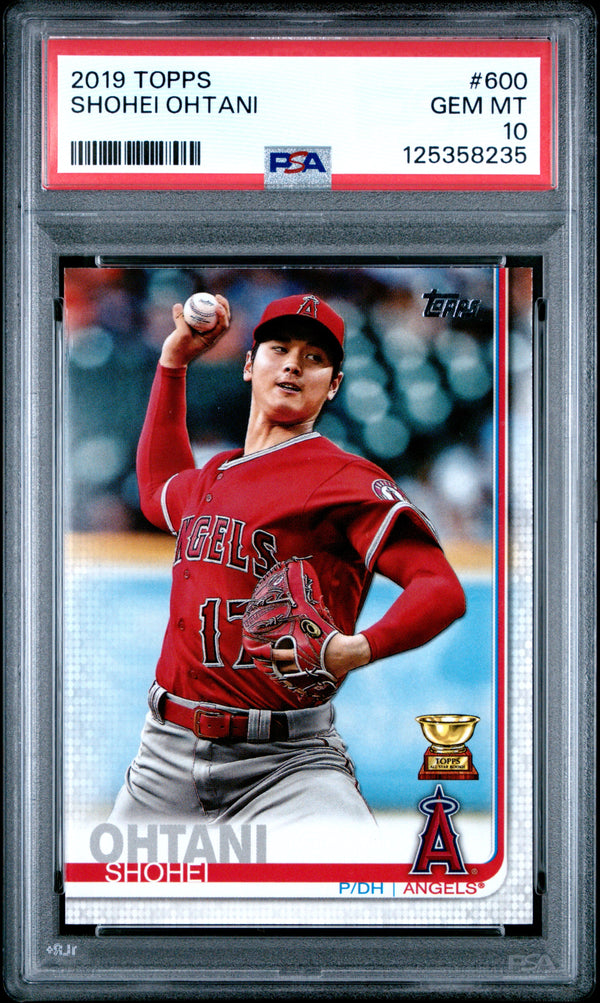 2019 Topps Shohei Ohtani #600 PSA 10