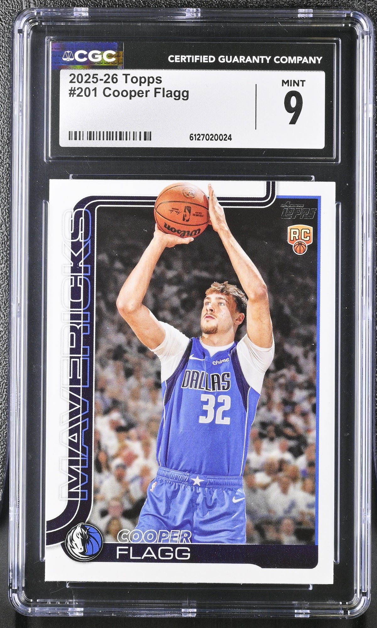 2025-26 Topps Cooper Flagg #201 CGC 9