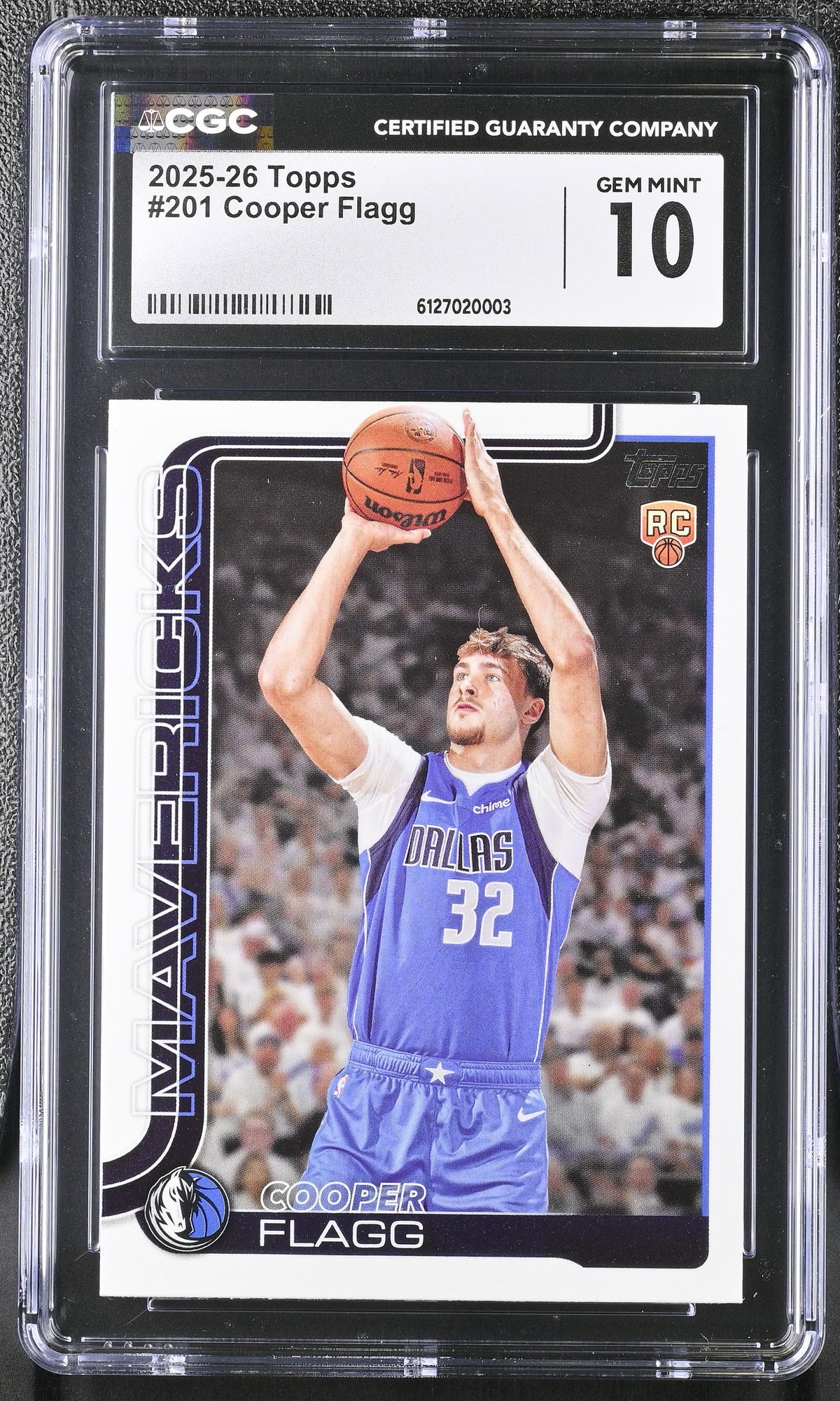 2025-26 Topps Cooper Flagg #201 CGC 10