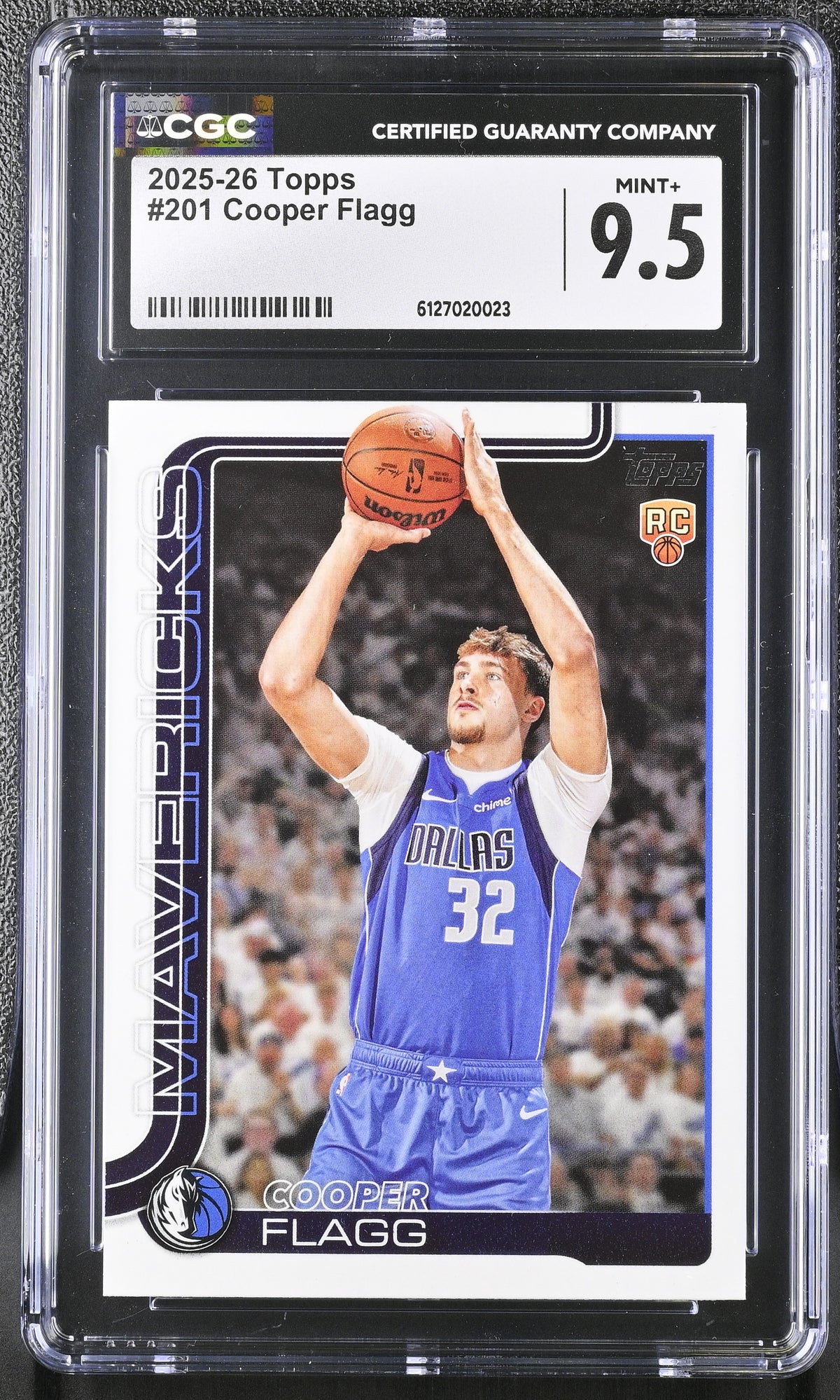 2025-26 Topps Cooper Flagg #201 CGC 9.5