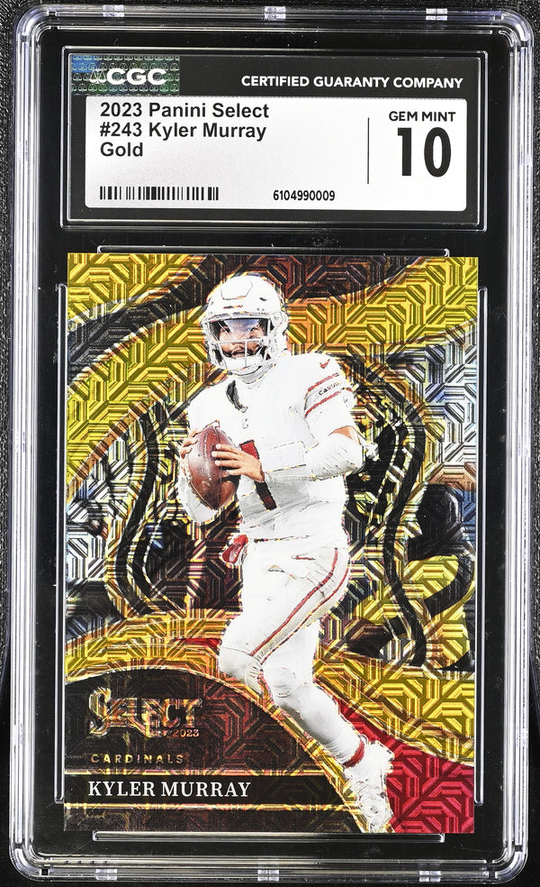 2023 Panini Select Kyler Murray #243 Gold CGC 10