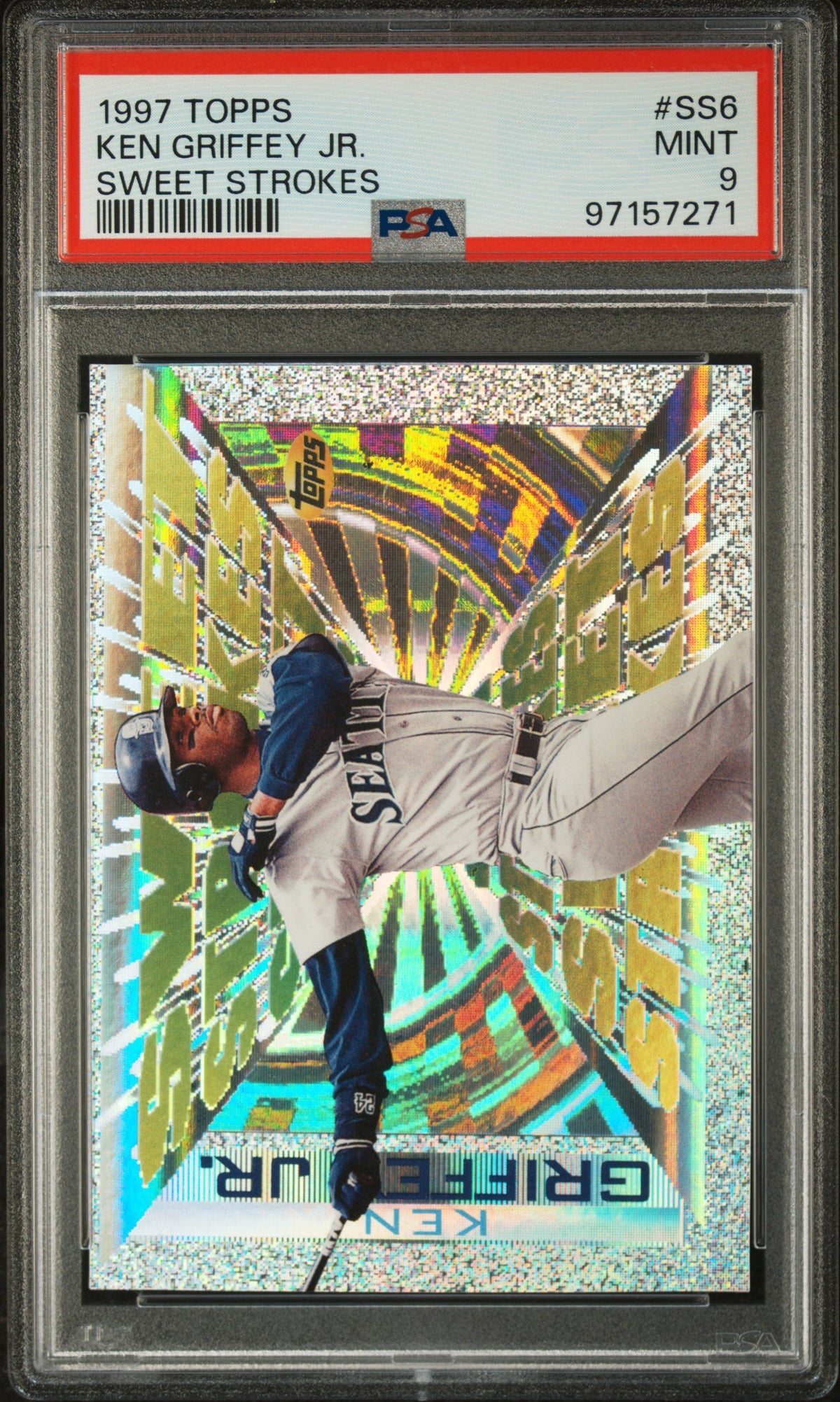 1997 Topps Sweet Strokes Ken Griffey JR. #SS6 PSA 9