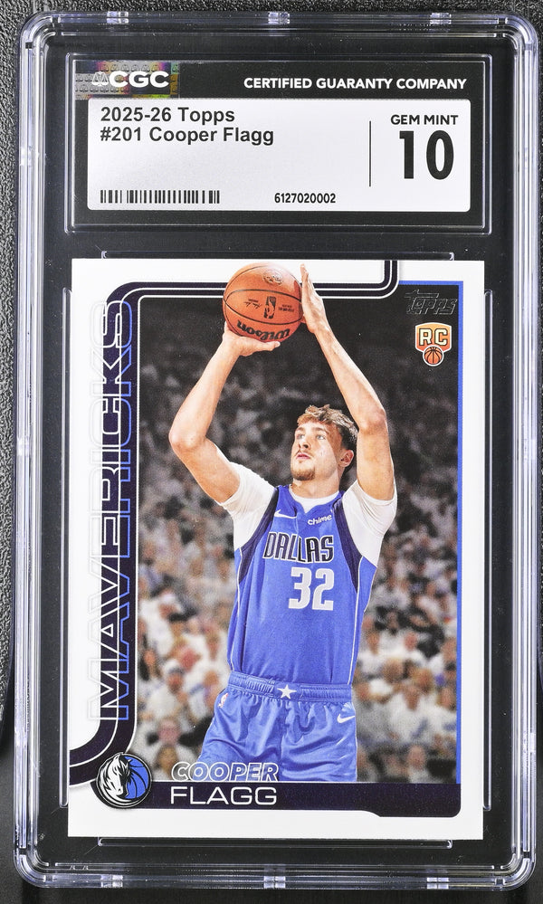 2025-26 Topps Cooper Flagg #201 CGC 10