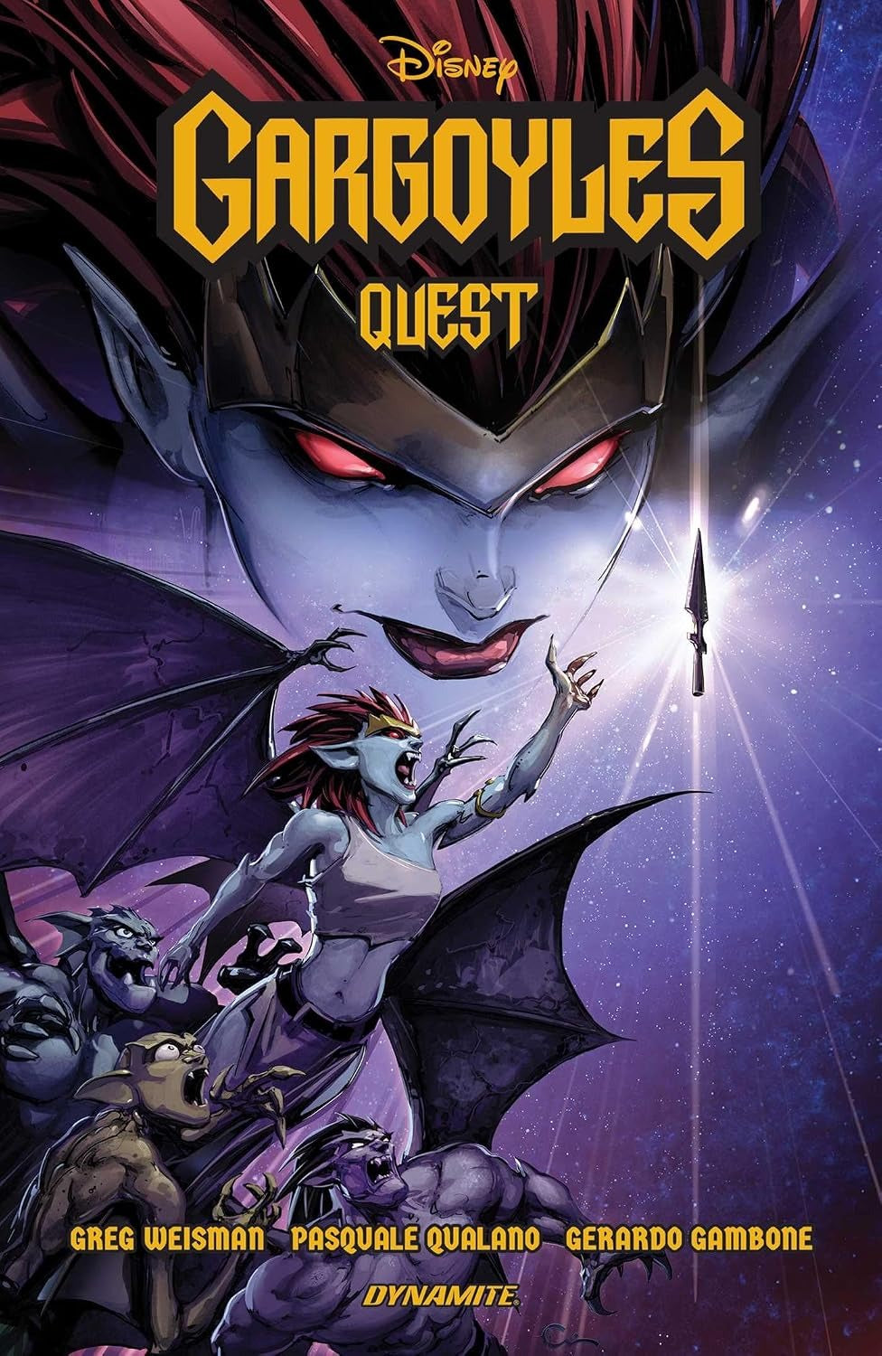 Gargoyles Quest HC cover by Clayton Crain